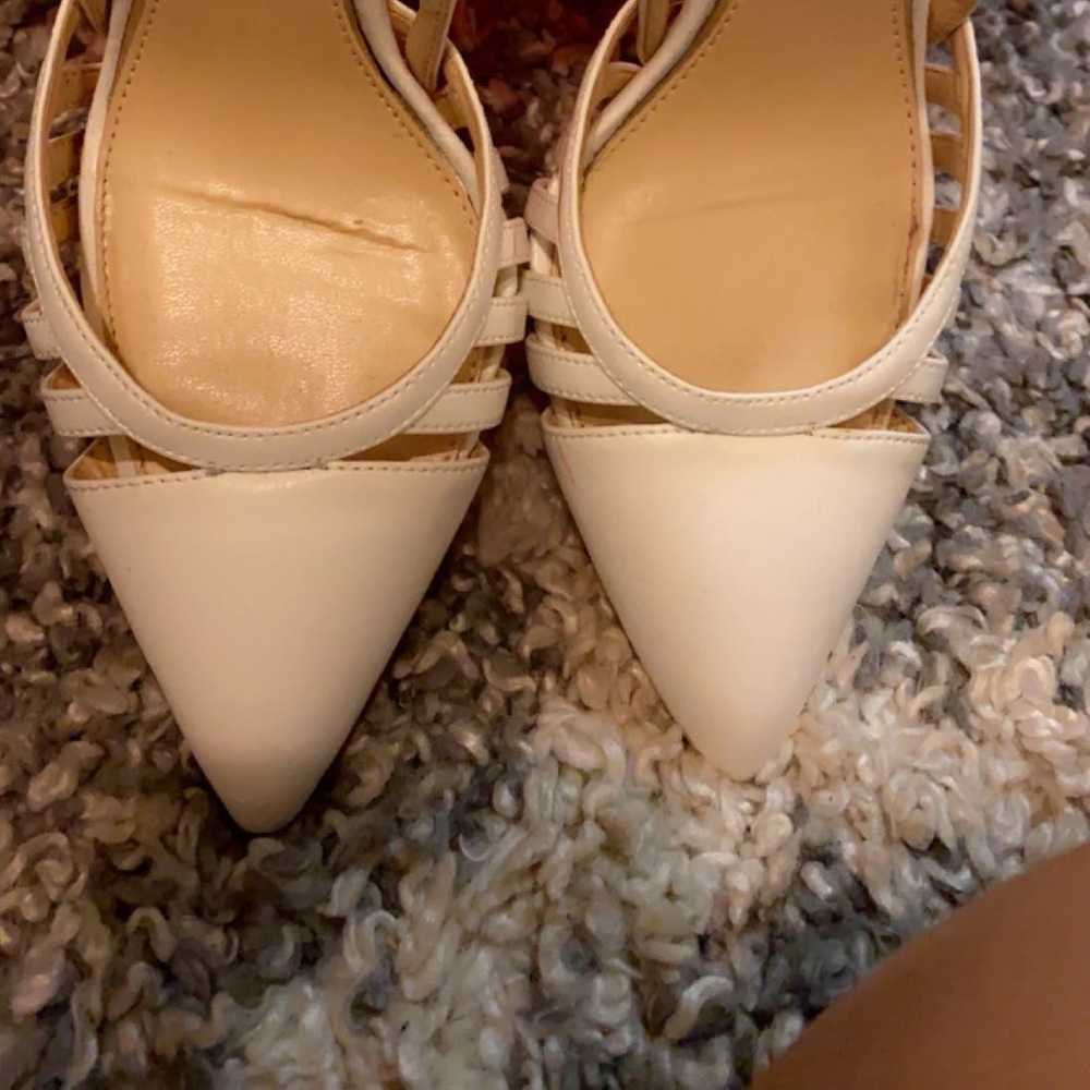 White pumps